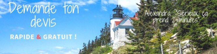 Road trip côte est usa phare devis