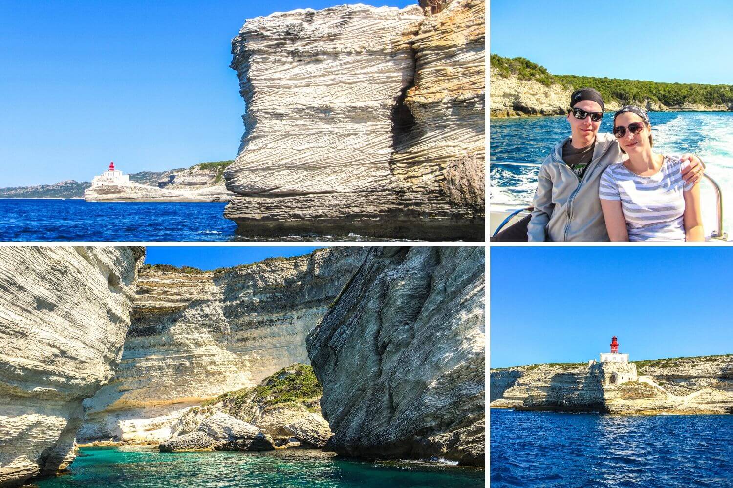 Excursion en mer en bateau à bonifacio
