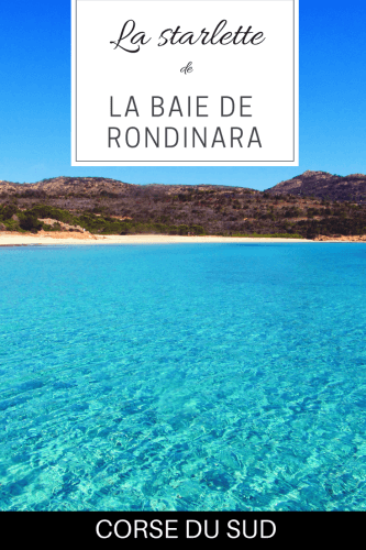 La Baie de Rondinara en Corse du Sud sur Pinterst