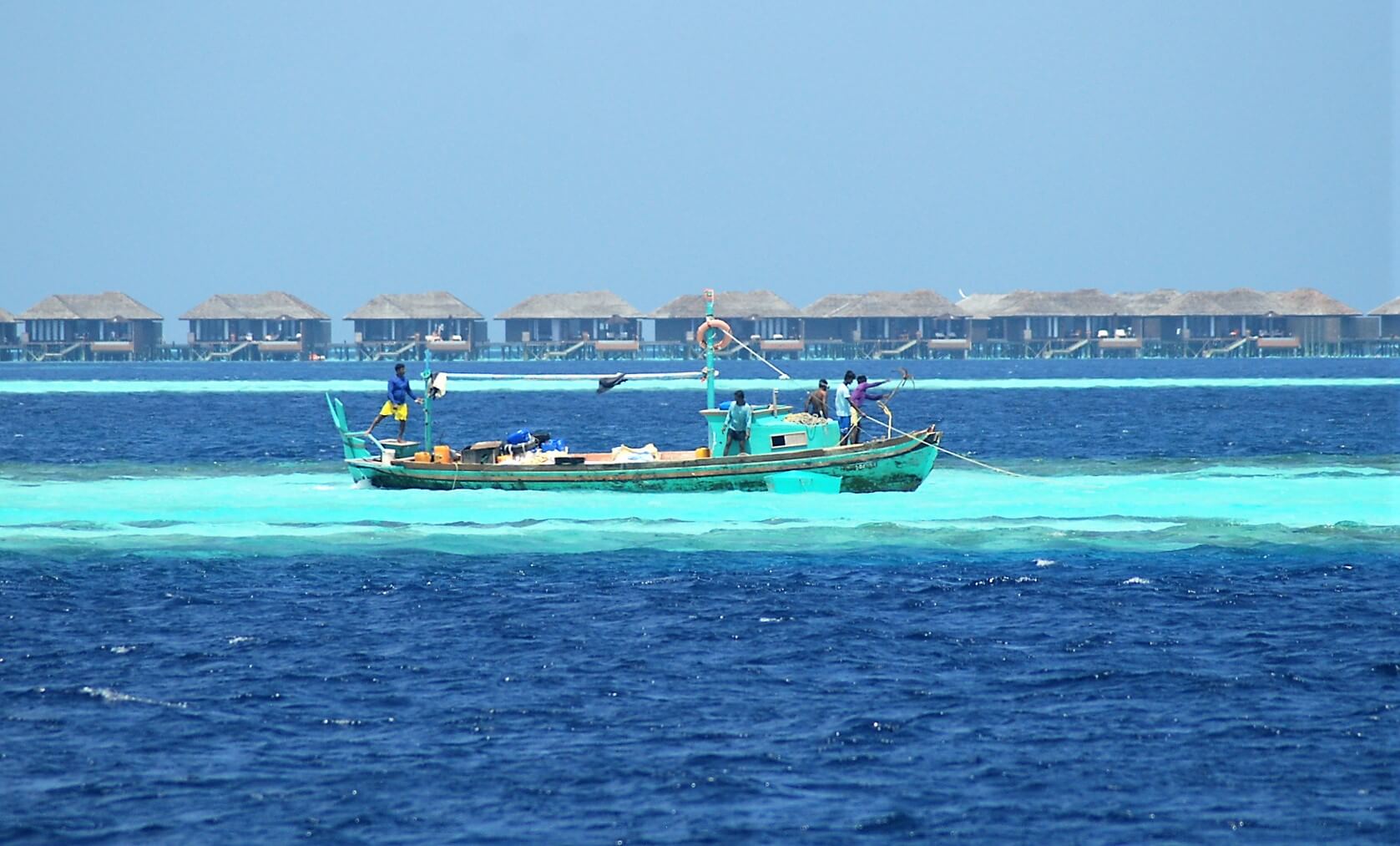 Bateau de pêche à découvrir en vacances aux Maldives