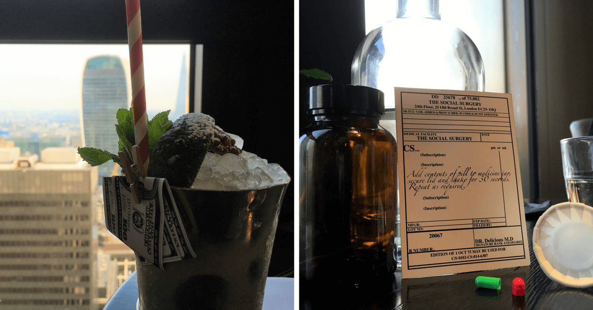 Cocktails du City Social à Londres