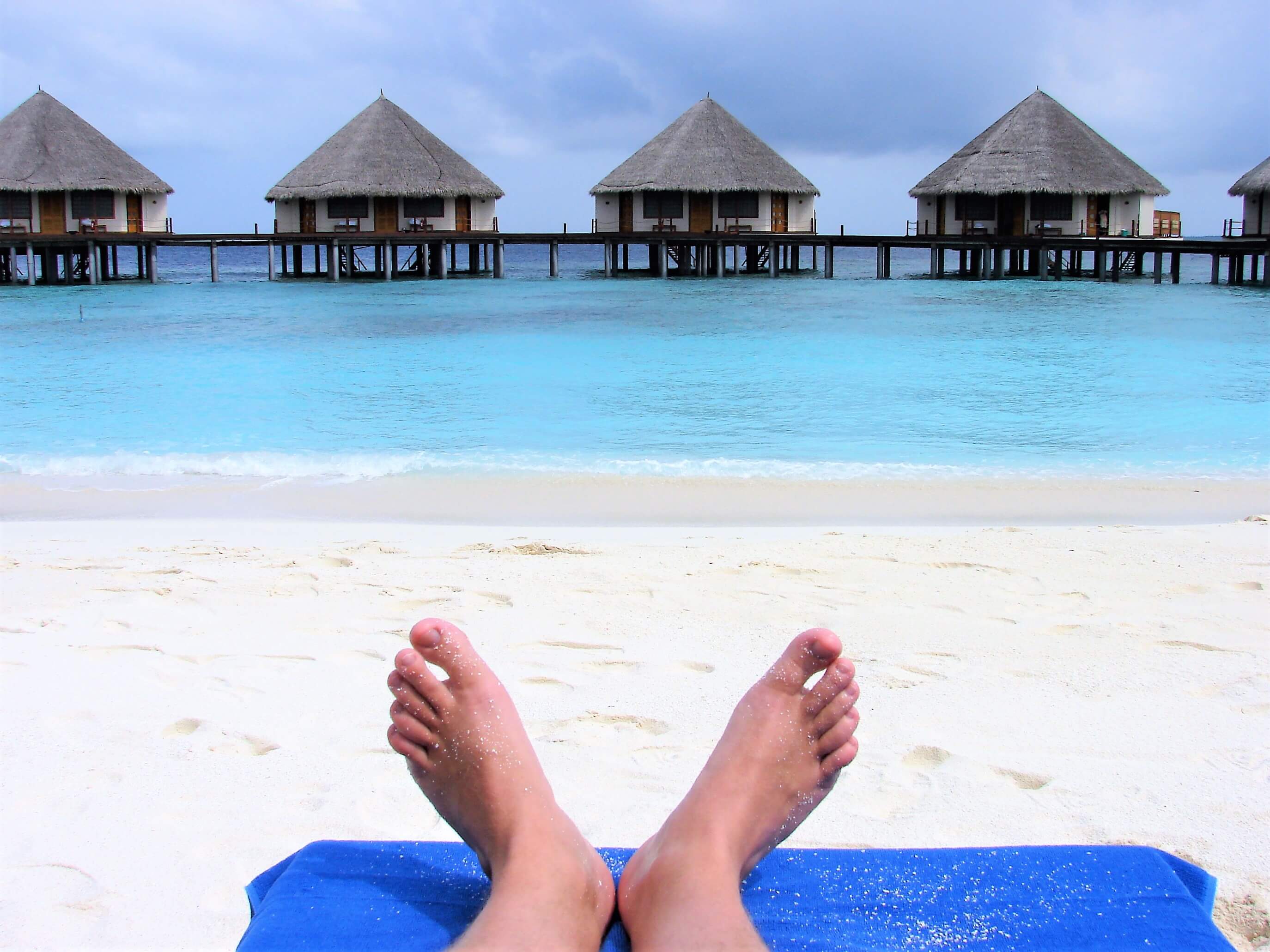 Des vacances aux Maldives avec les doigts de pied en éventail
