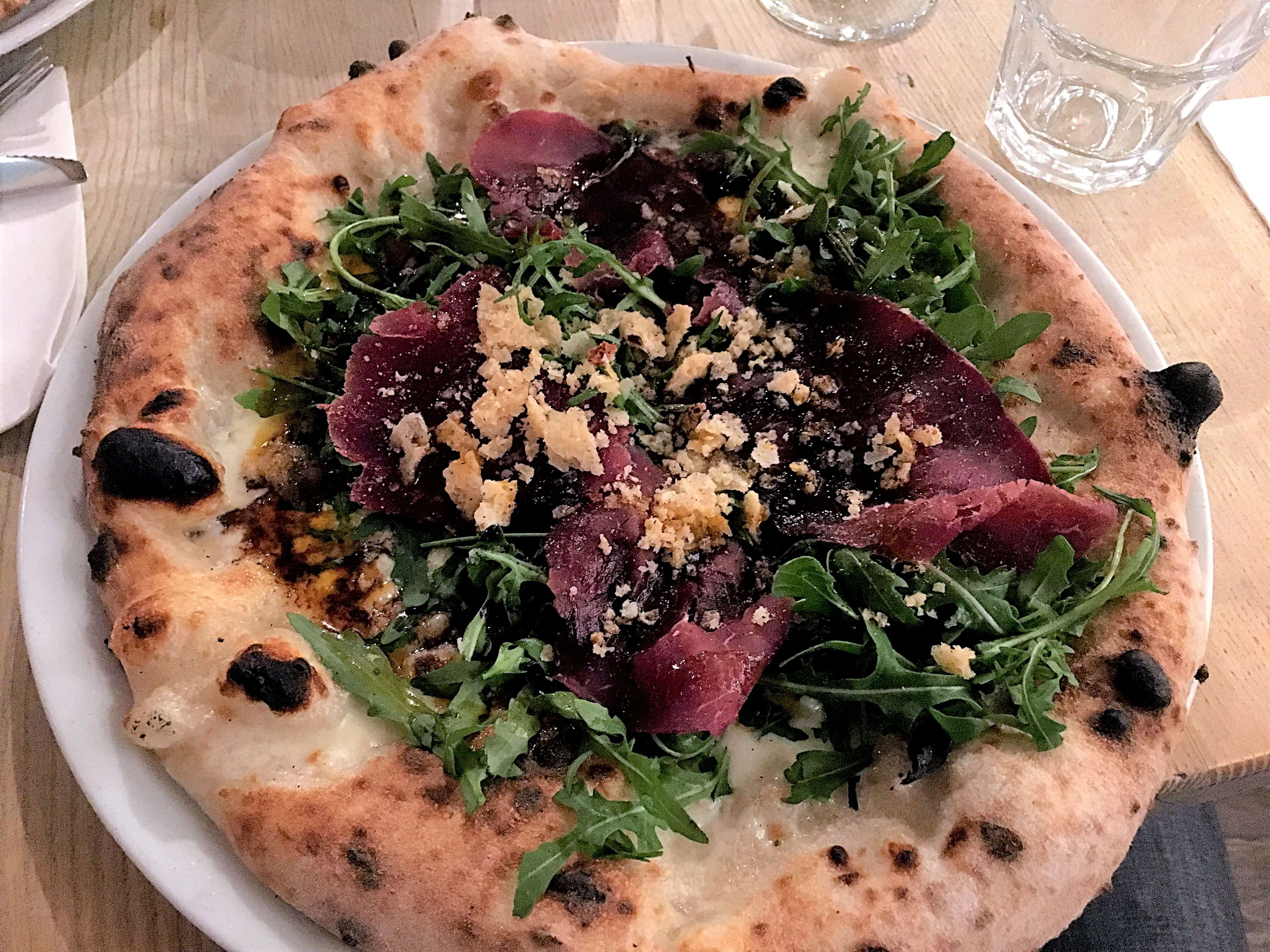 Pizza du Rossopomodoro à Londres