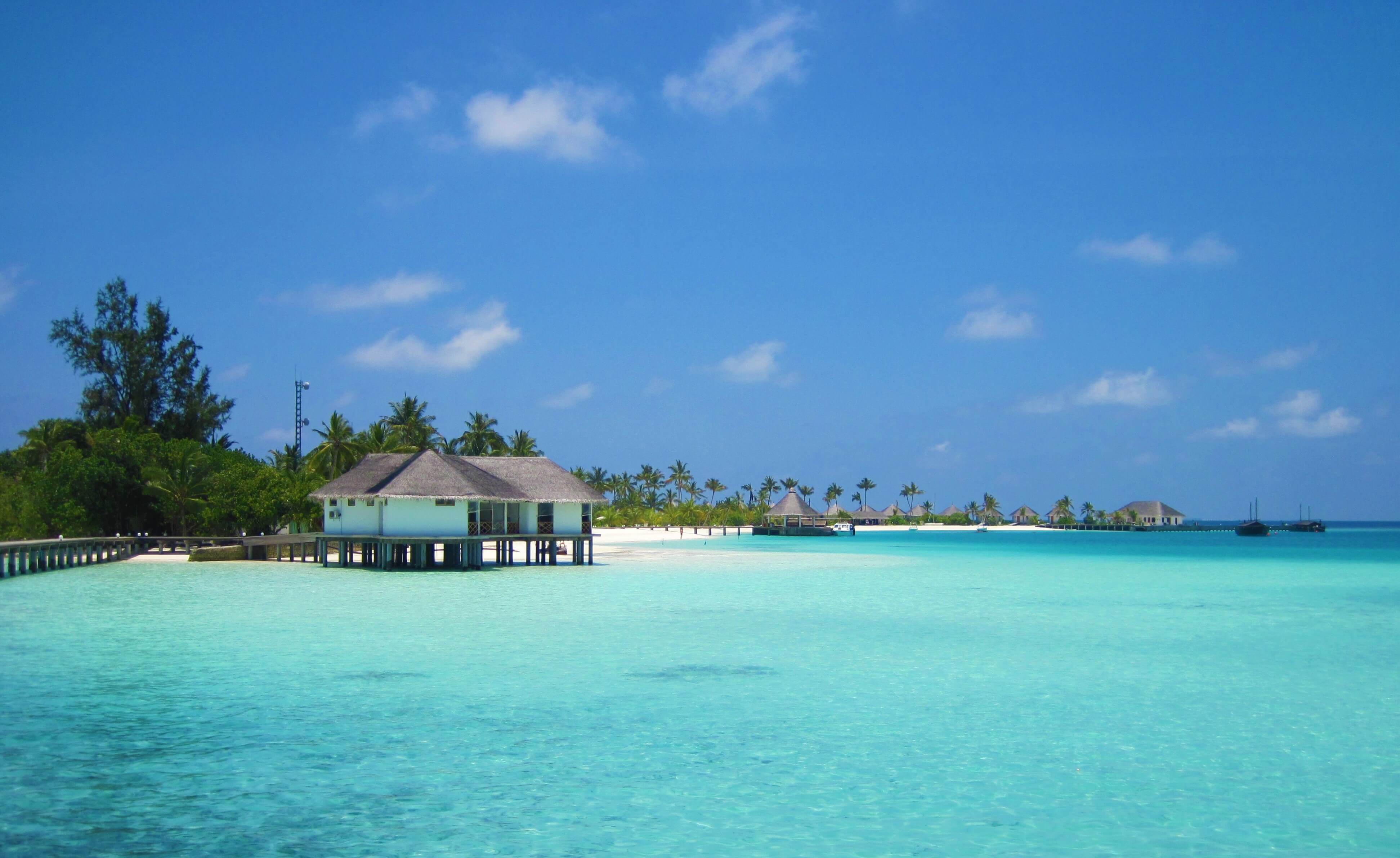 Une île-hôtel pour des vacances aux Maldives