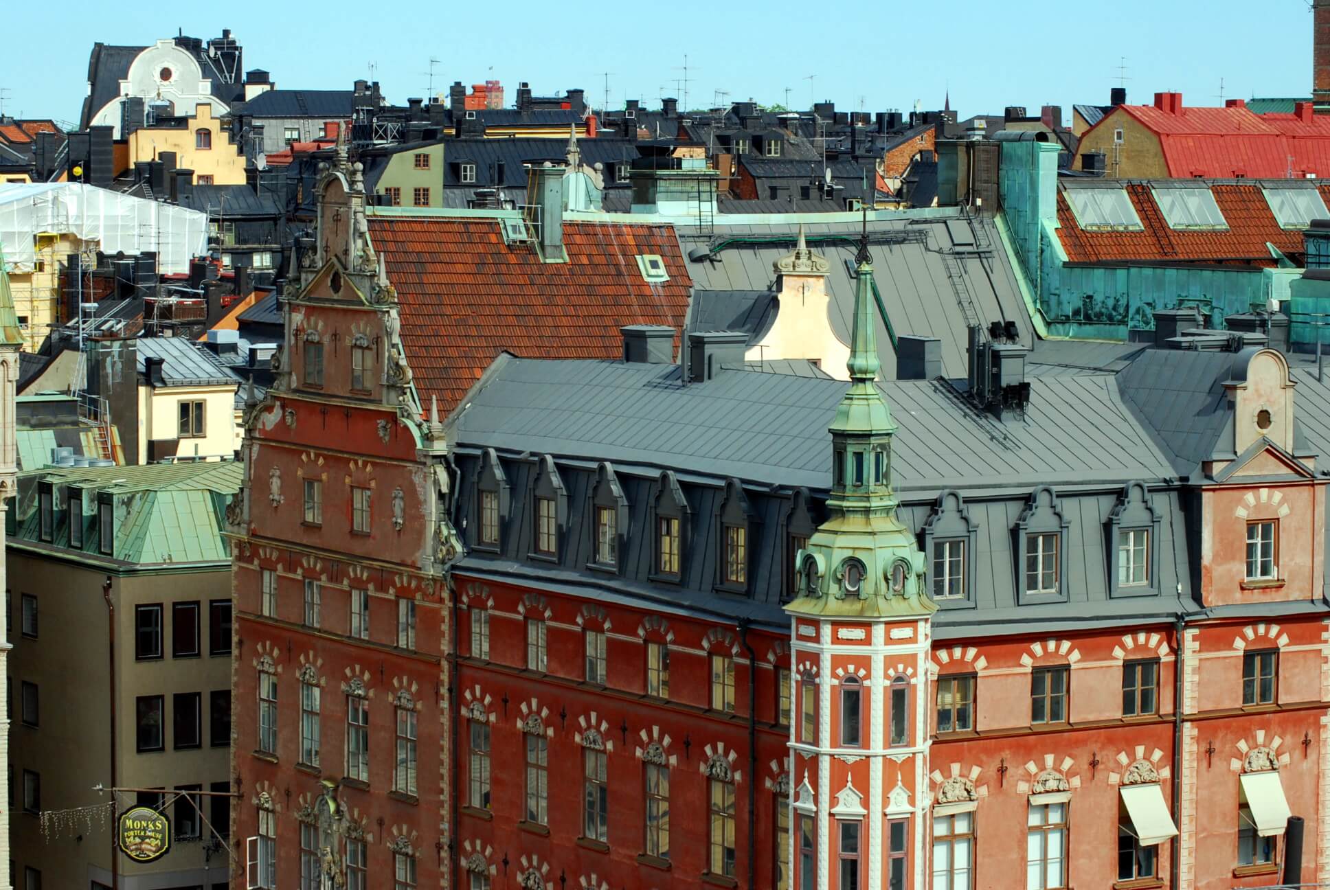 Les toits de Stockholm