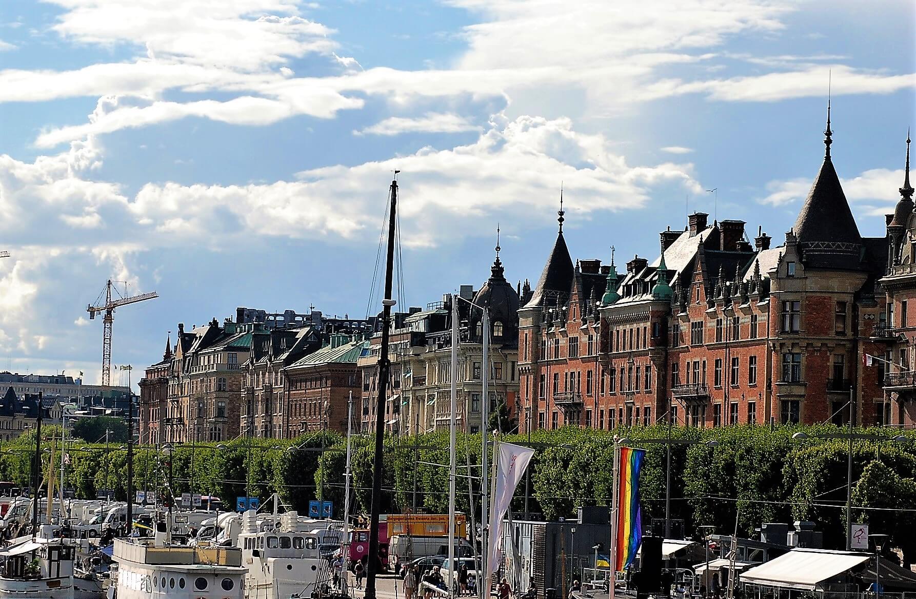 Strandvagen Östermalm joli quartier de Stockholm