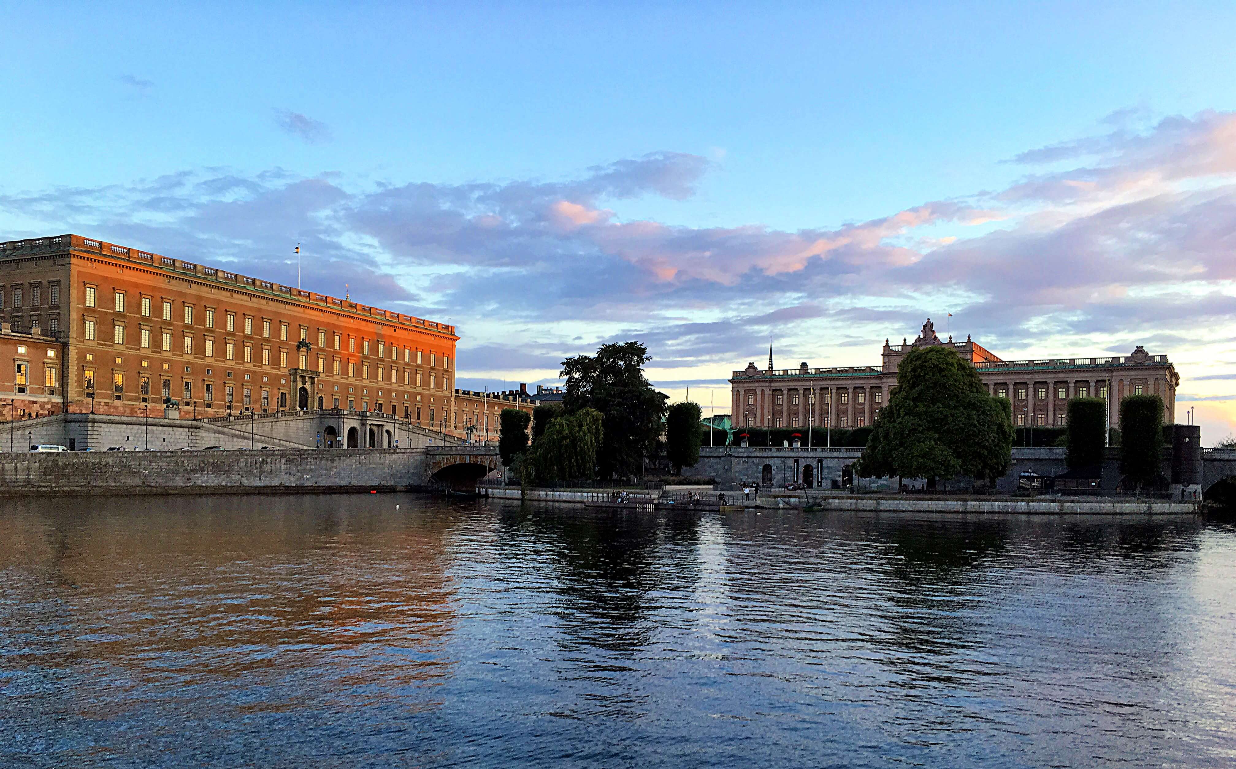 Vue sur la vieille ville de Stockholm