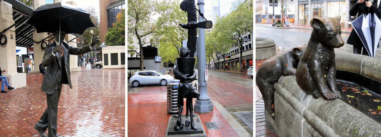 Les statues des rues de Portland Oregon
