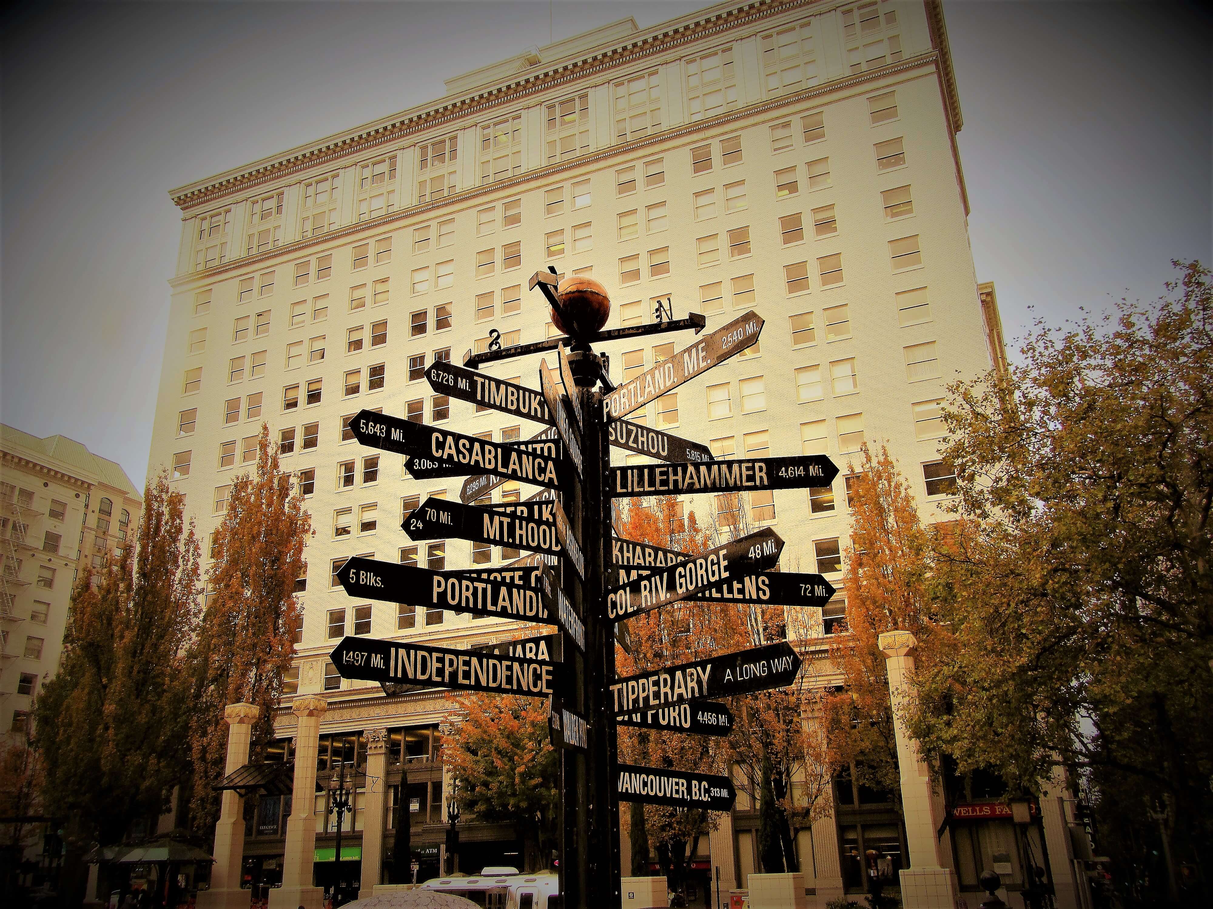Pioneer square de Portland dans l'oregon