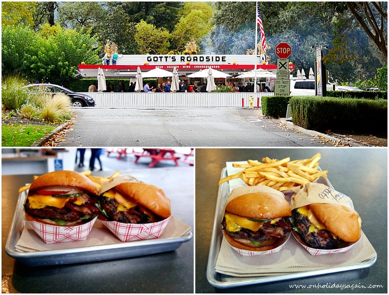 1 jour à Napa Valley Gotts Roadside hamburger restaurant StHelena Napa