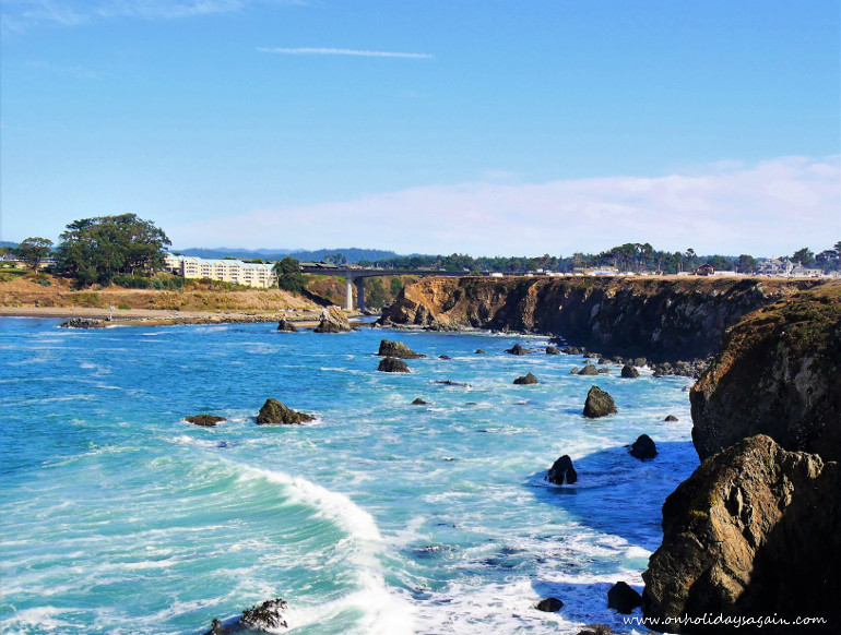 Falaises de Fort Bragg en Californie du Nord