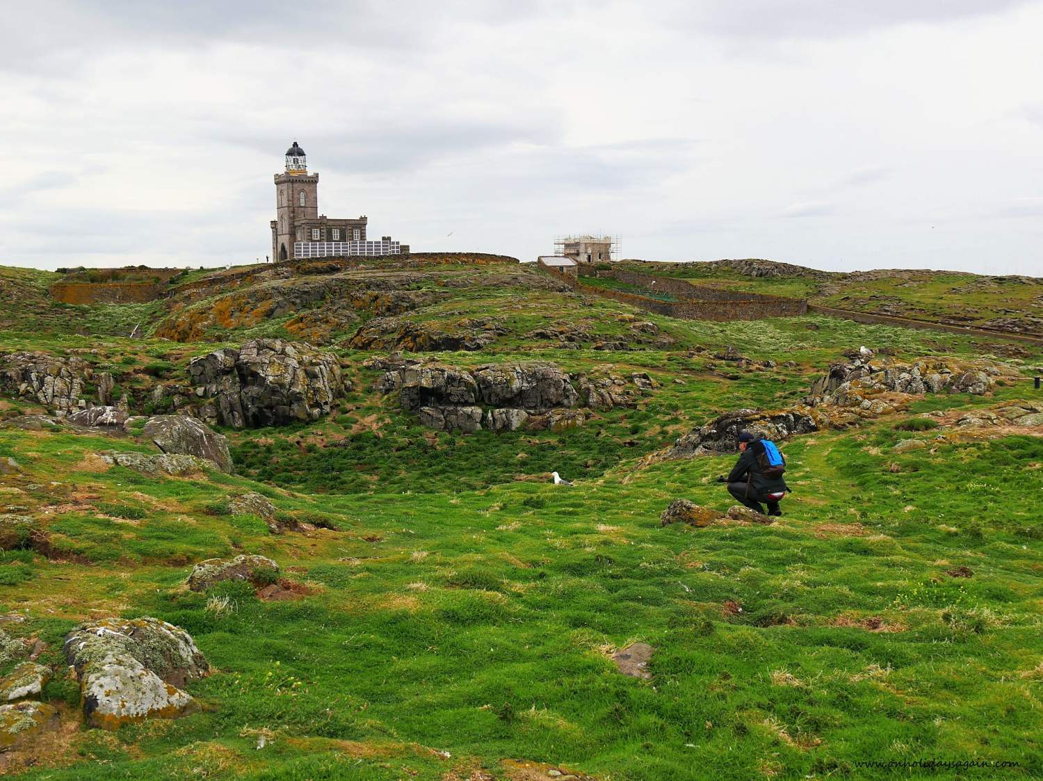 Phare sur l'Ile de May en Ecosse