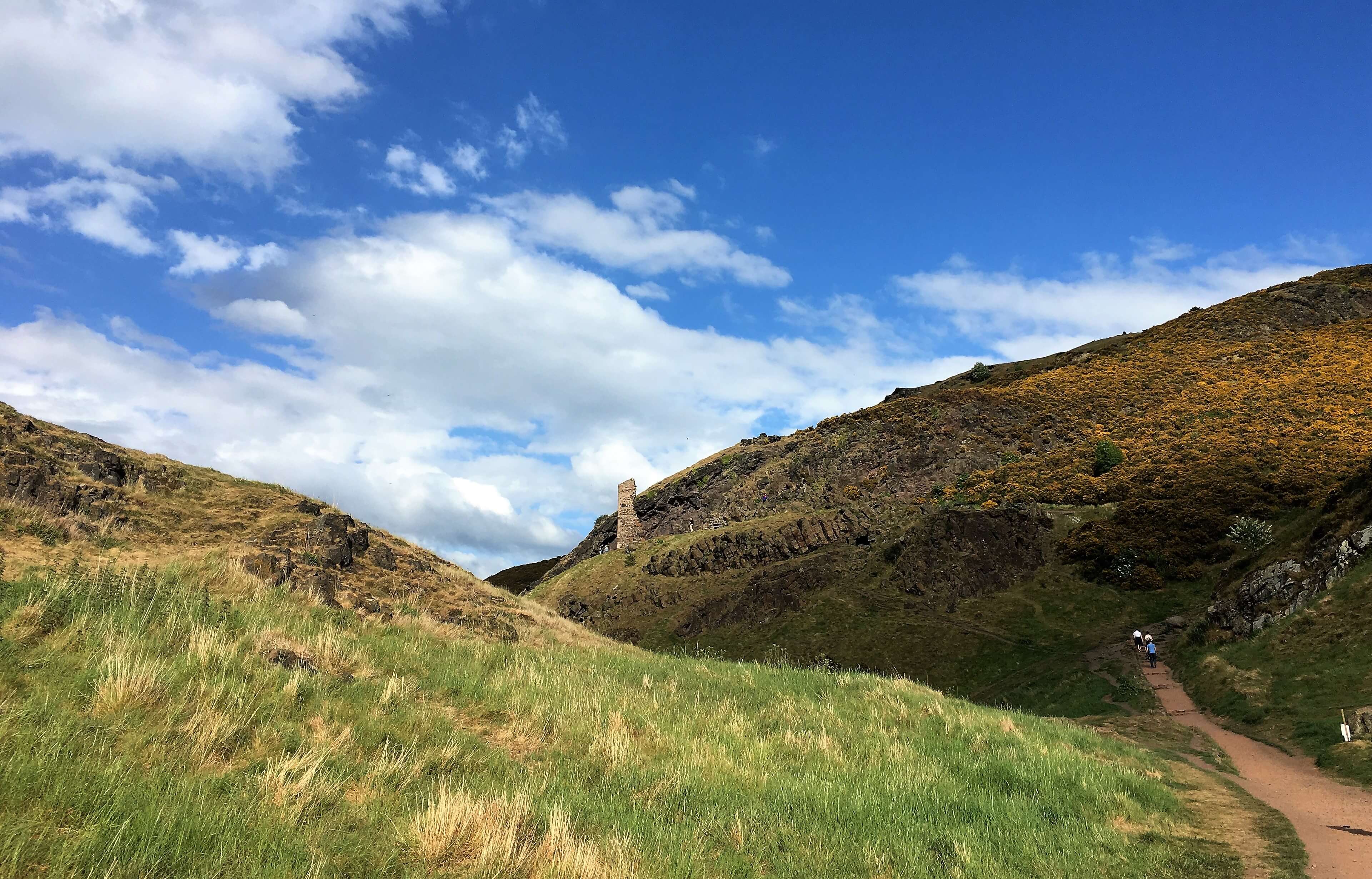 Main walk pour l'Arthur's seat à Edimbourg Ecosse