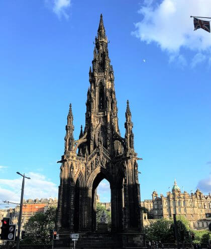 Scott Monument à Edimbourg Ecosse
