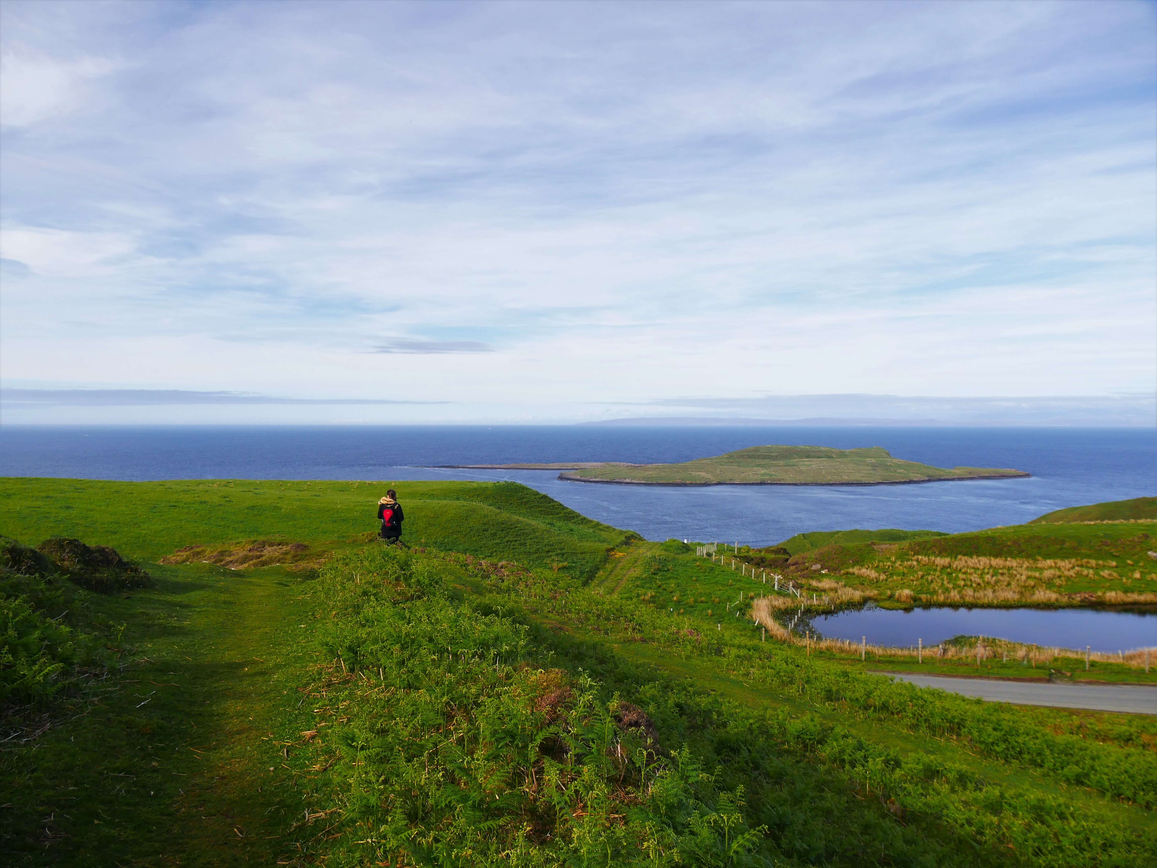 Se dégourdir les jambes pendant notre road trip en Ecosse
