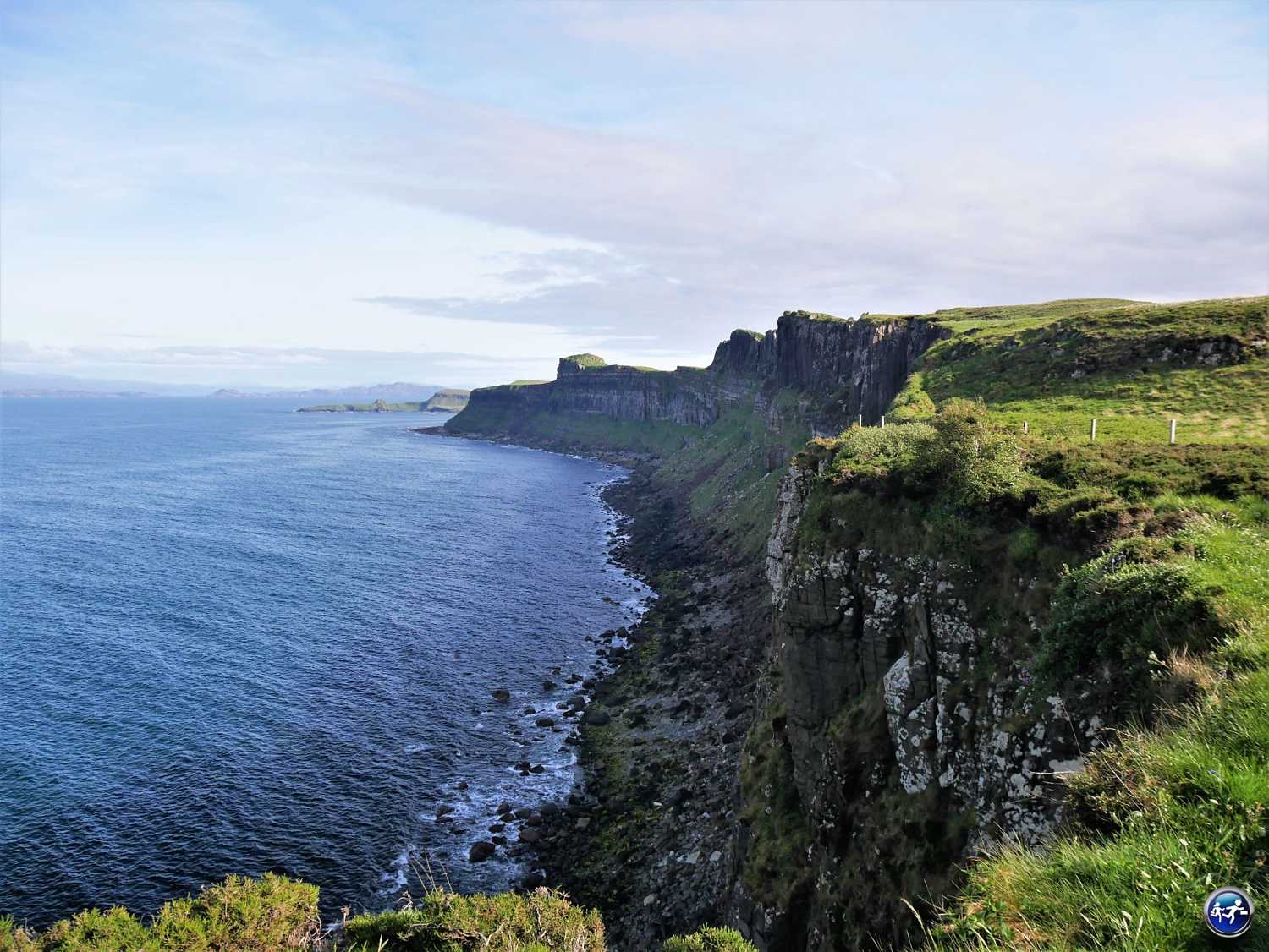 Paysages autour de Kilt Rock sur l'Ile de Skye en Ecosse