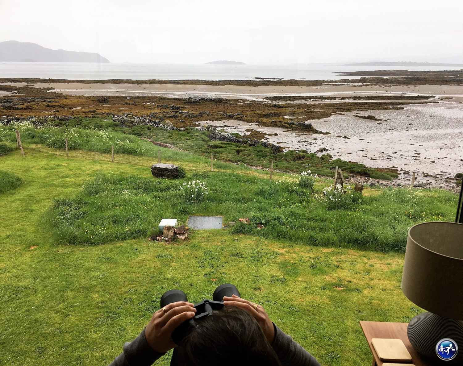 Vue depuis le bed and breakfast Ti an Dochais sur l'Ile de Skye