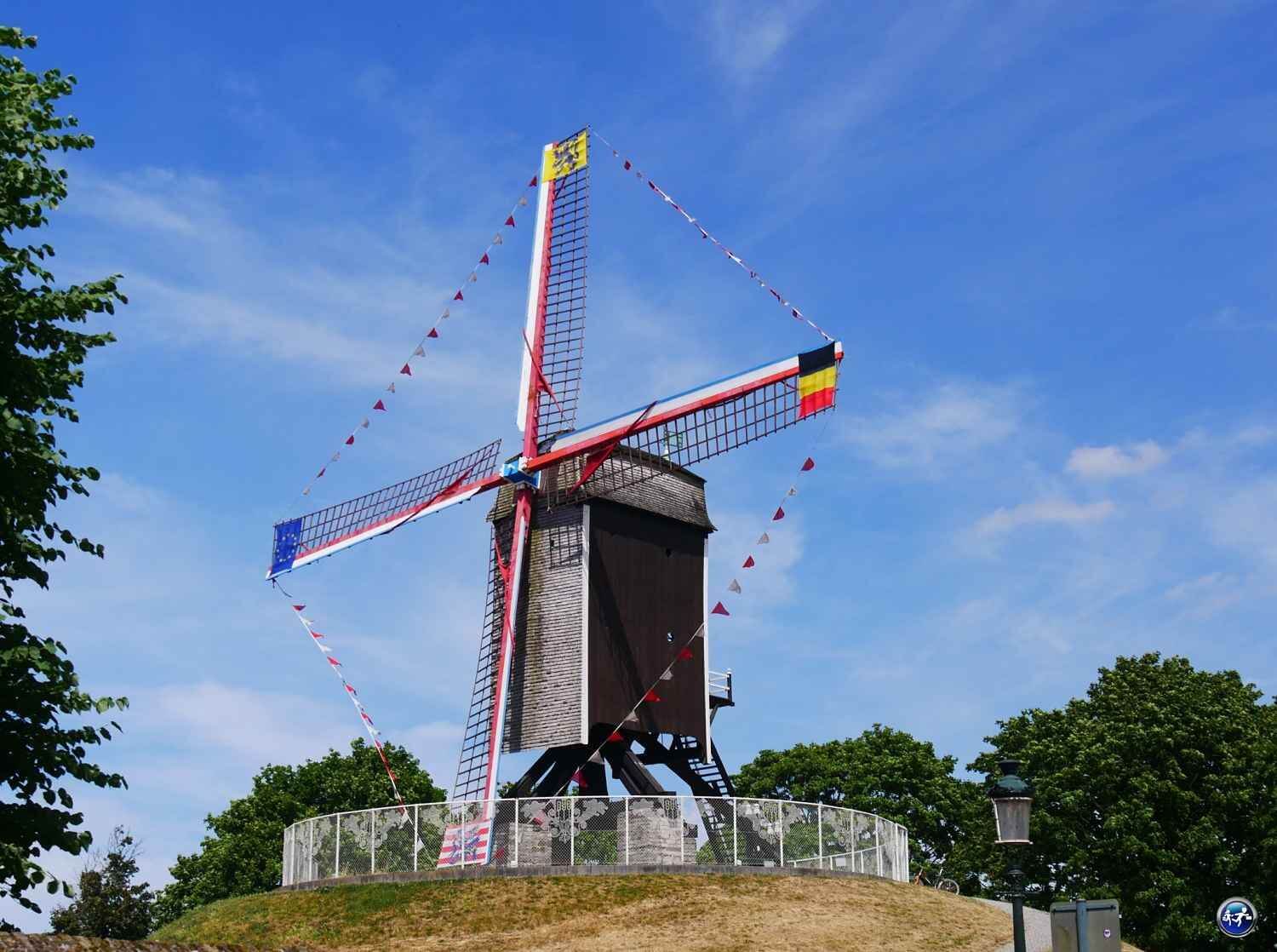 Voir les moulins en visitant Bruges