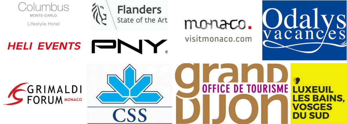 Logos partenaires du blog voyage chic et cosy On holidays again