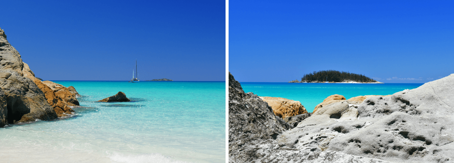 Plage et ile des Whitsundays Queensland