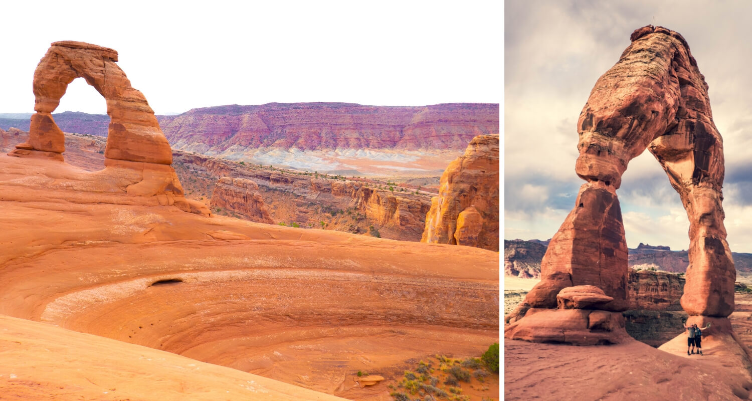 Delicate Arch au parc de Arches à Moab dans l'Utah