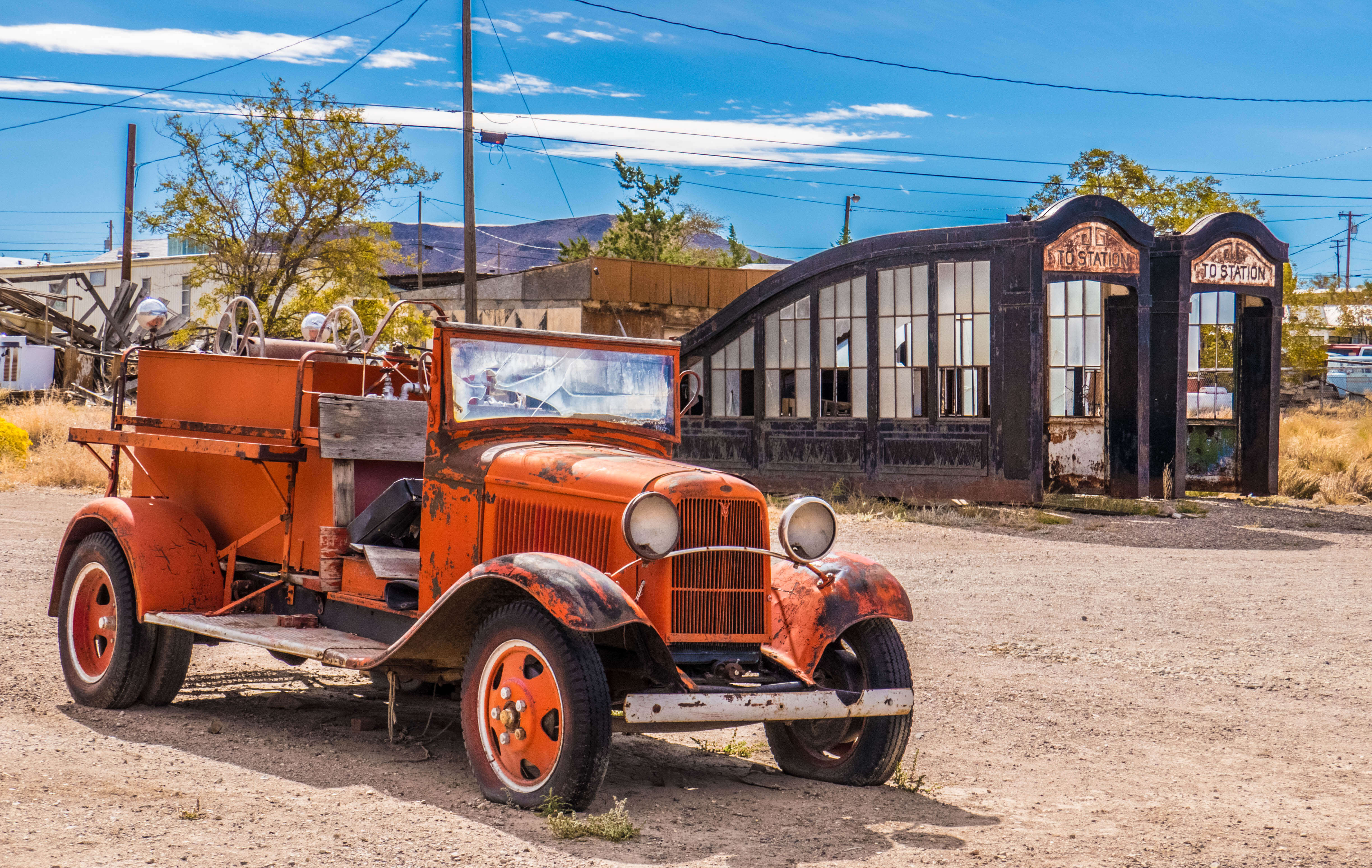 La ville fantôme de Goldfield dans le Nevada
