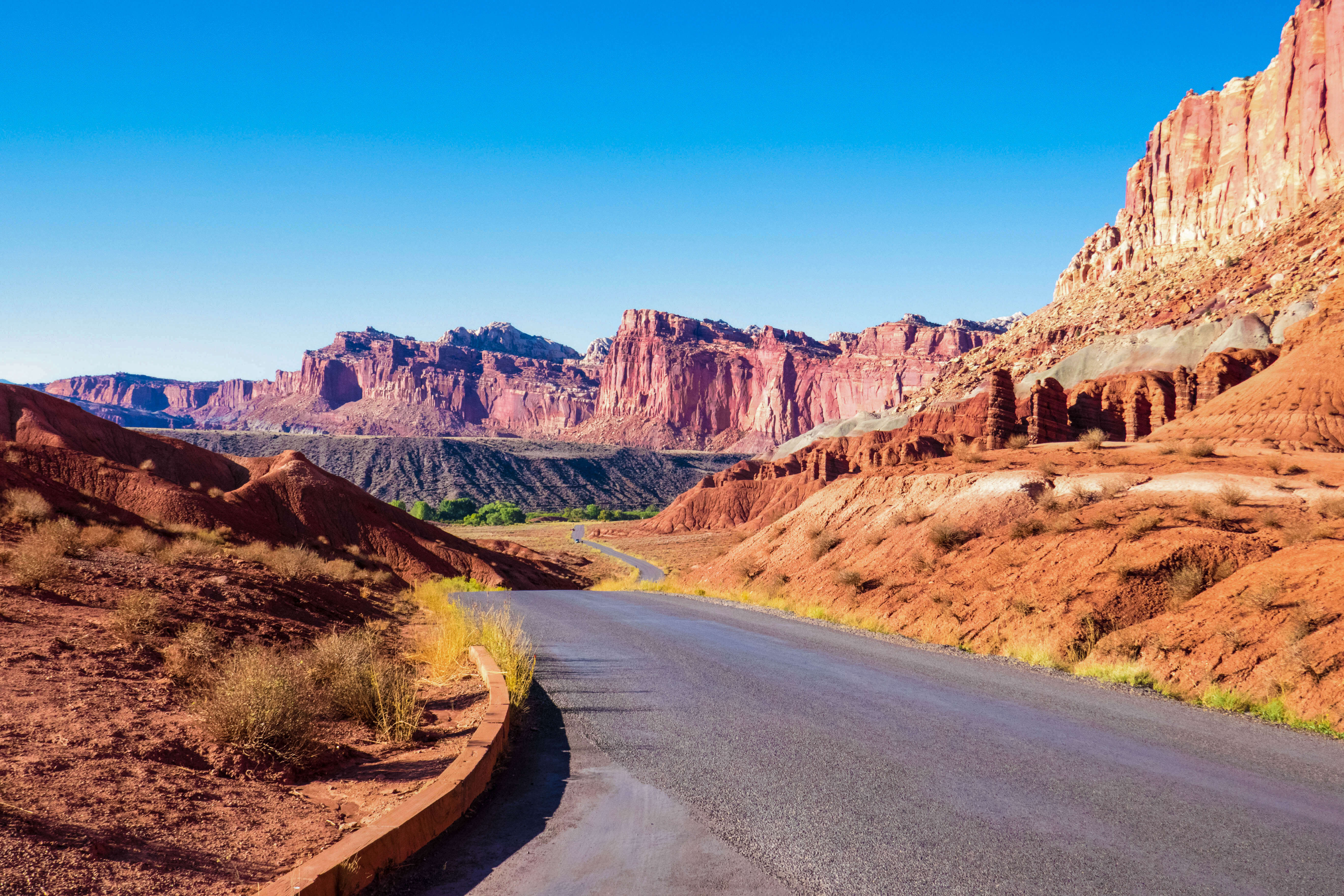 Vue sur Capitol Reef dans l'Ouest américain
