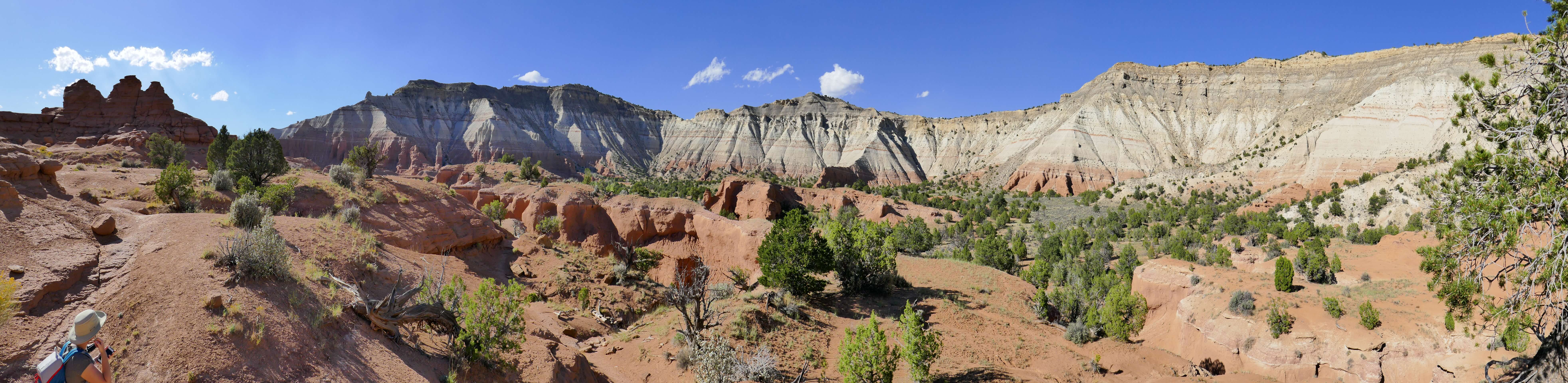 Vue sur Kodachrome Basin State Park sur la route 12 dans l'Utah