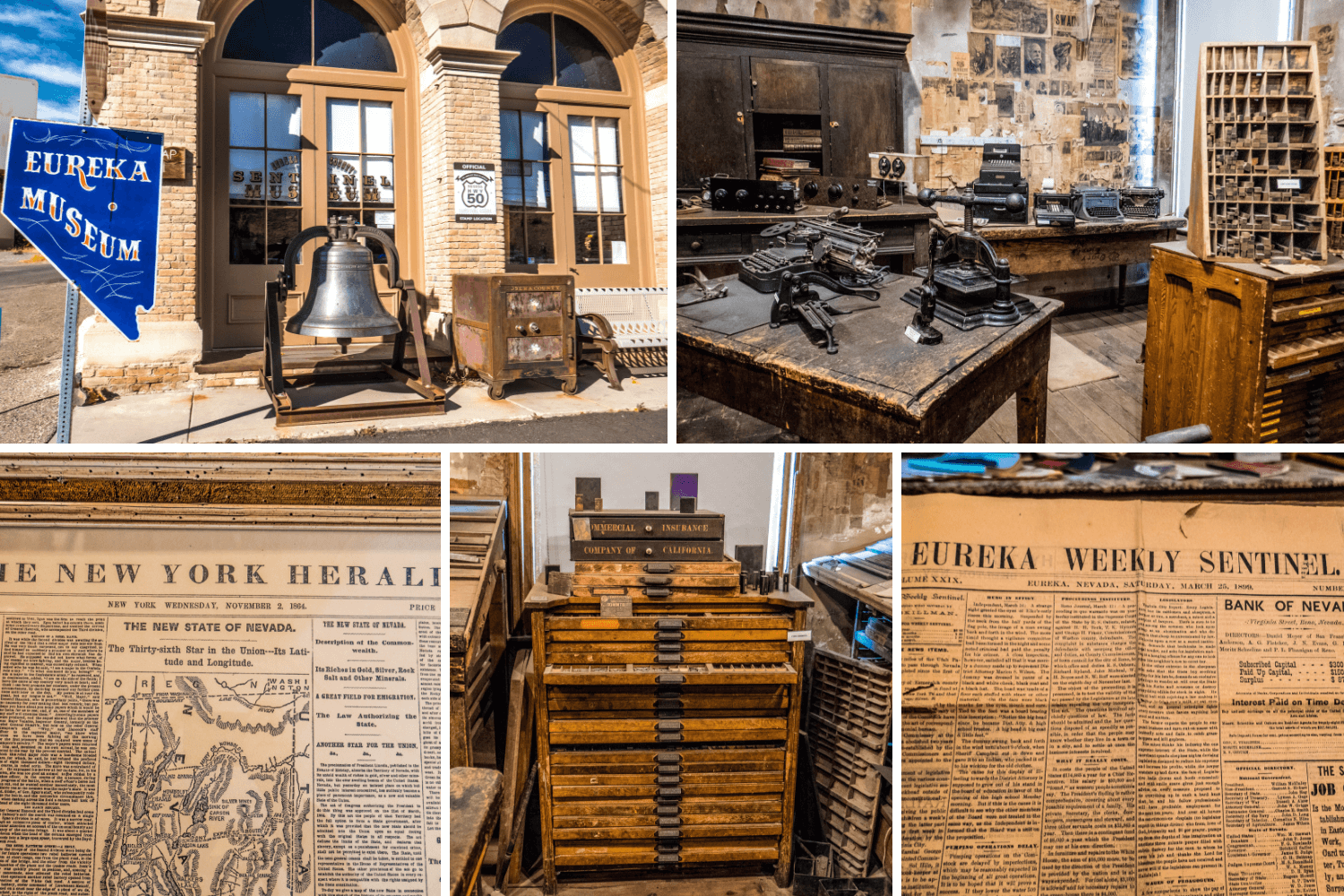 The sentinel museum Eureka Nevada