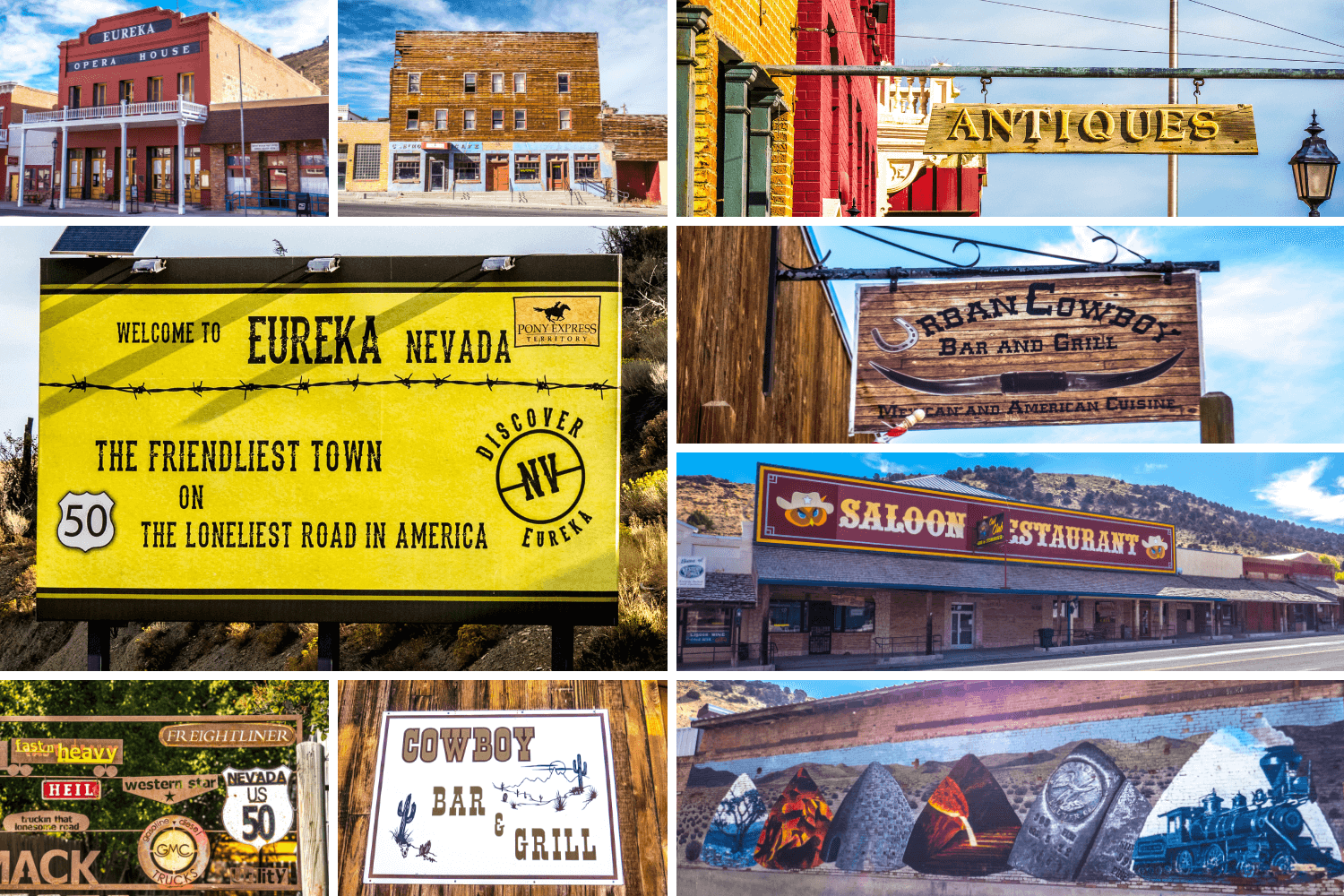 Visiter Eureka sur la route 50 Nevada