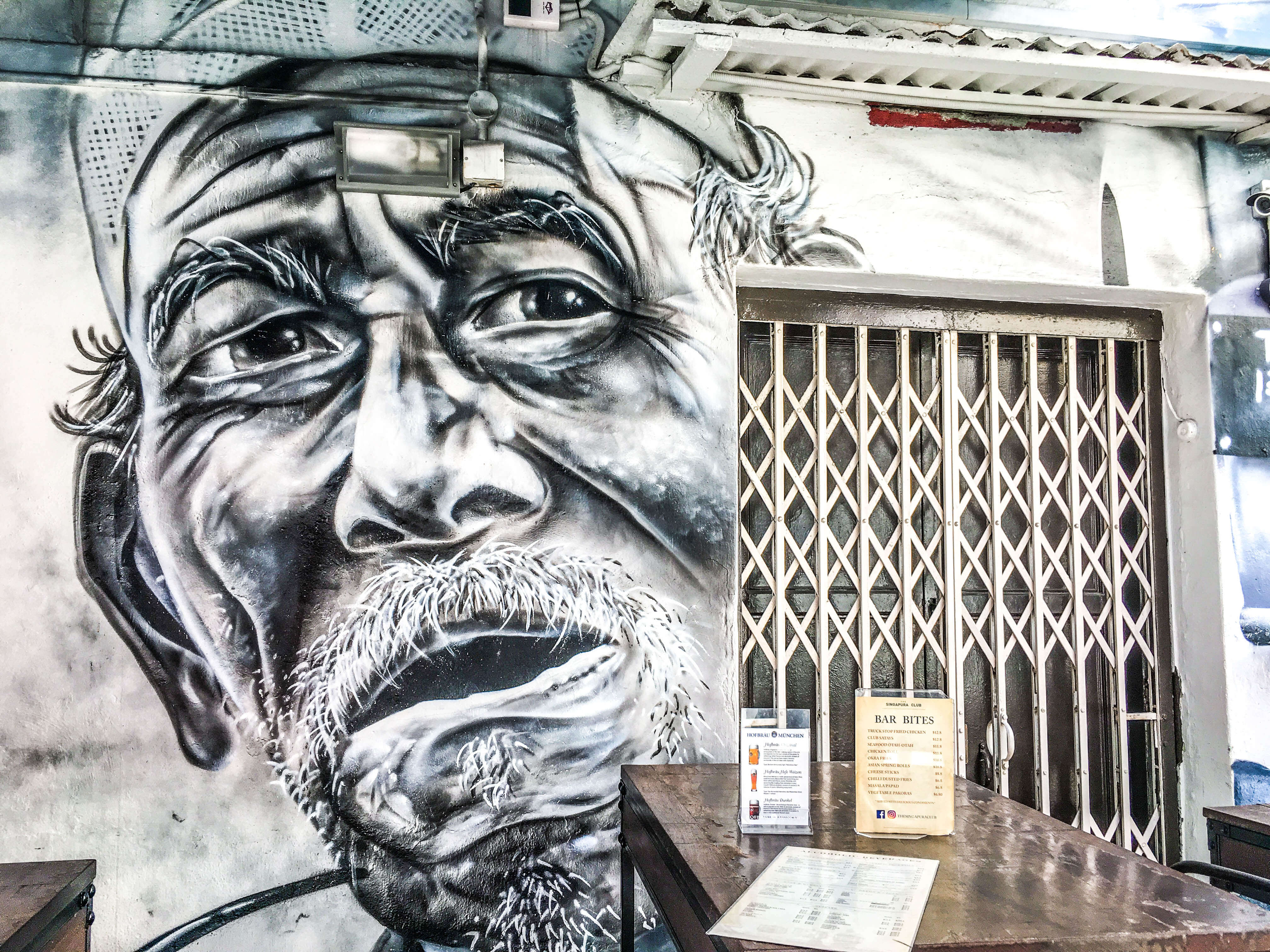 Fresque Haji Lane à Singapour