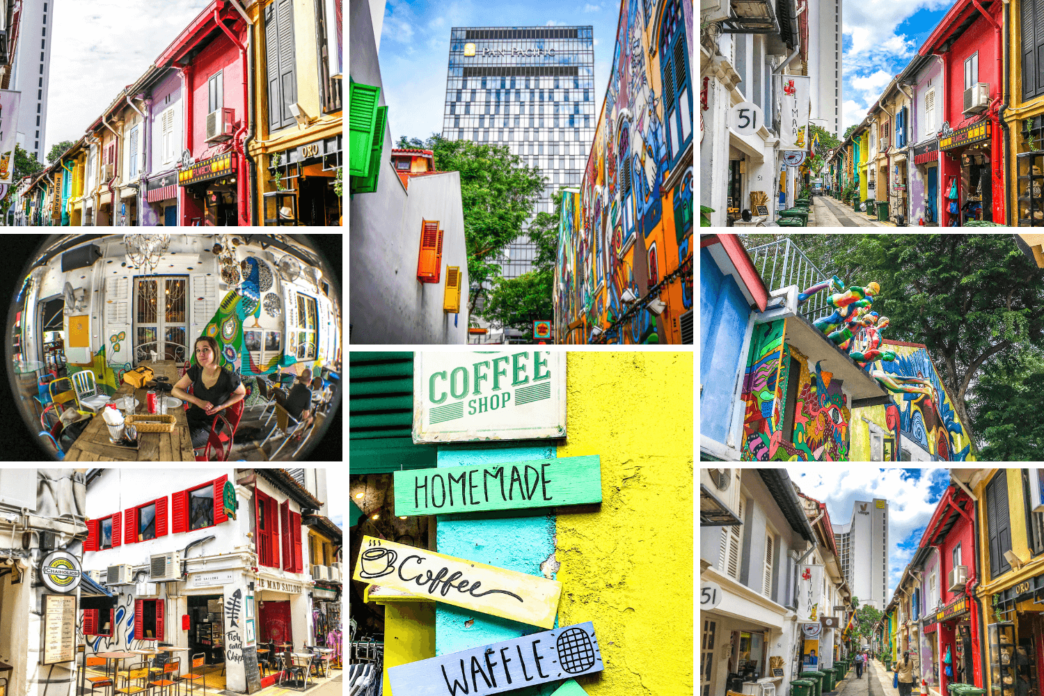 Haji Lane à visiter à Singapour