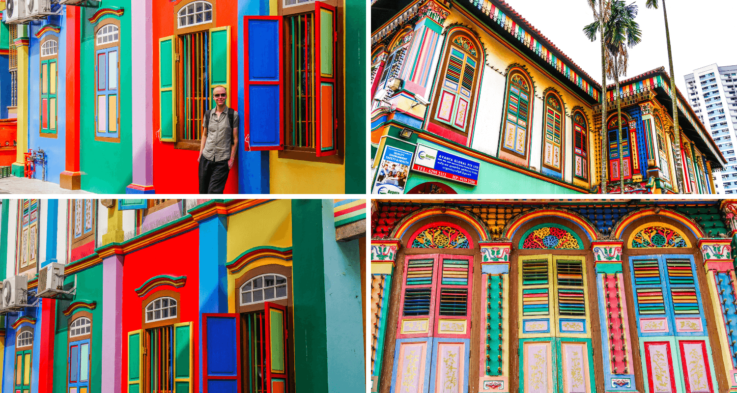 Maison la plus colorée de Singapour Little India