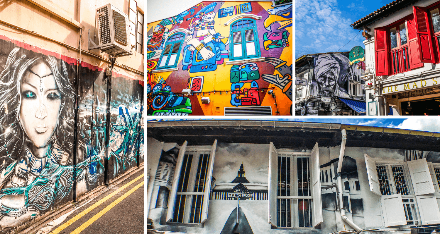 Street Art Haji Lane à visiter à Singapour