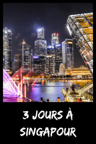 Visiter Singapour en 3 jours Pinterest