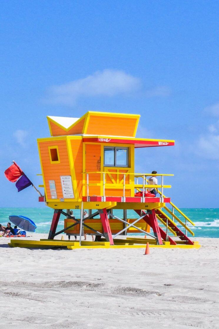 Cabanon jaune South Miami Beach