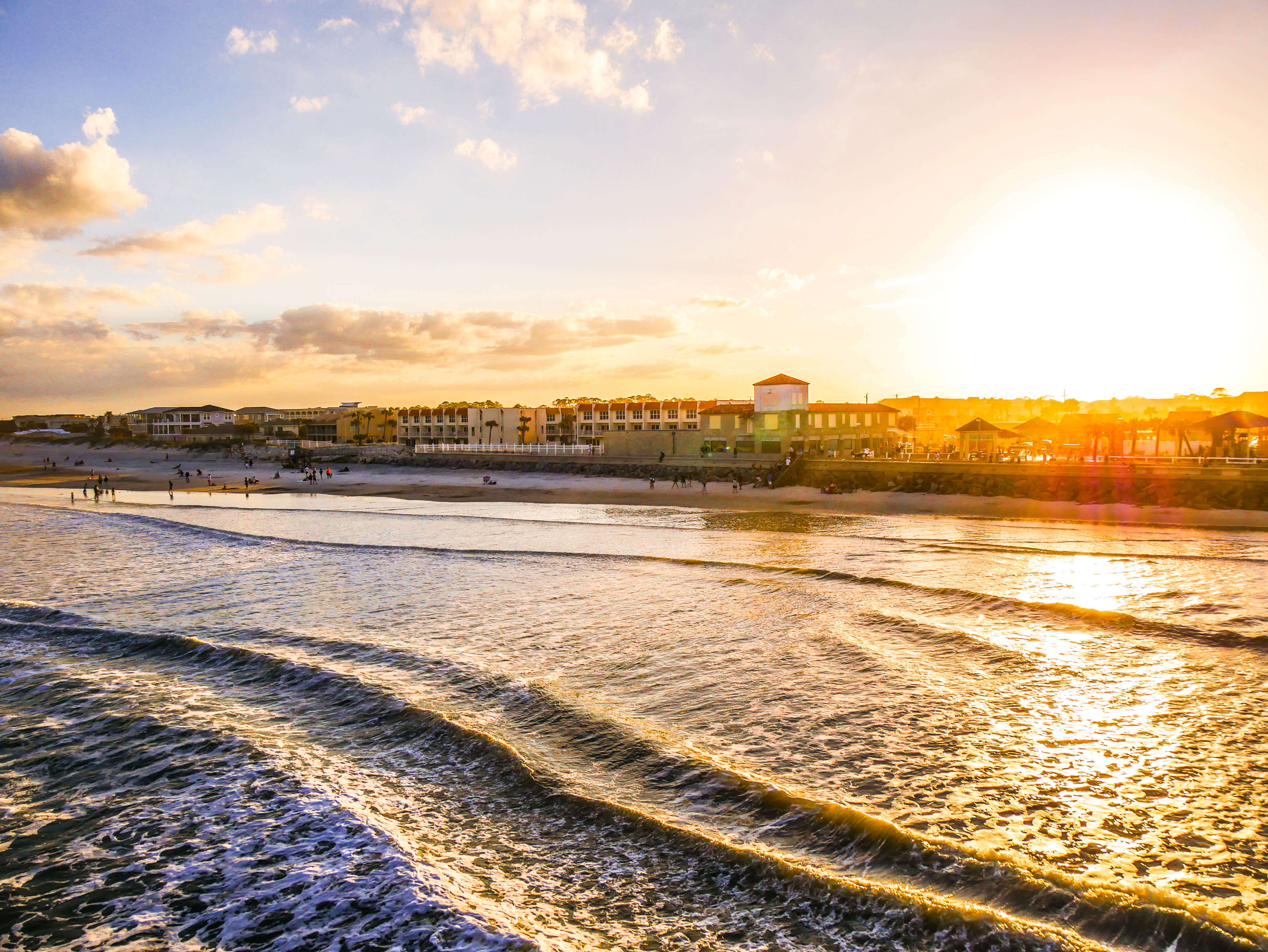 Coucher de soleil St Augustine Beach Floride