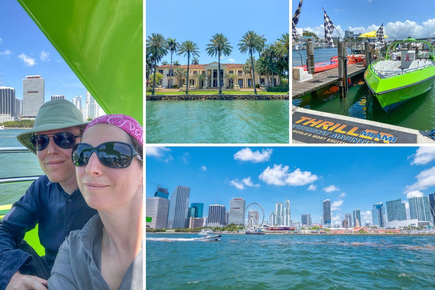 Faire du bateau à Miami