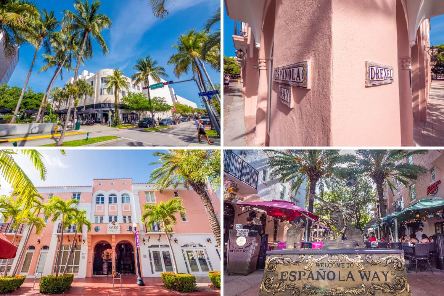 Lincoln Road et Espanola Way à visiter Miami Beach