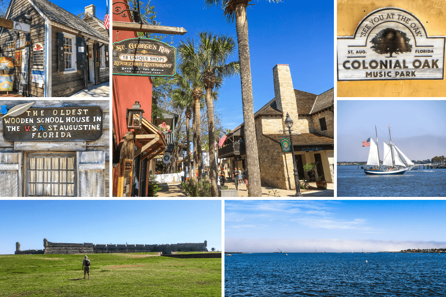 Visiter St Augustine et vur sur l'océan en Floride