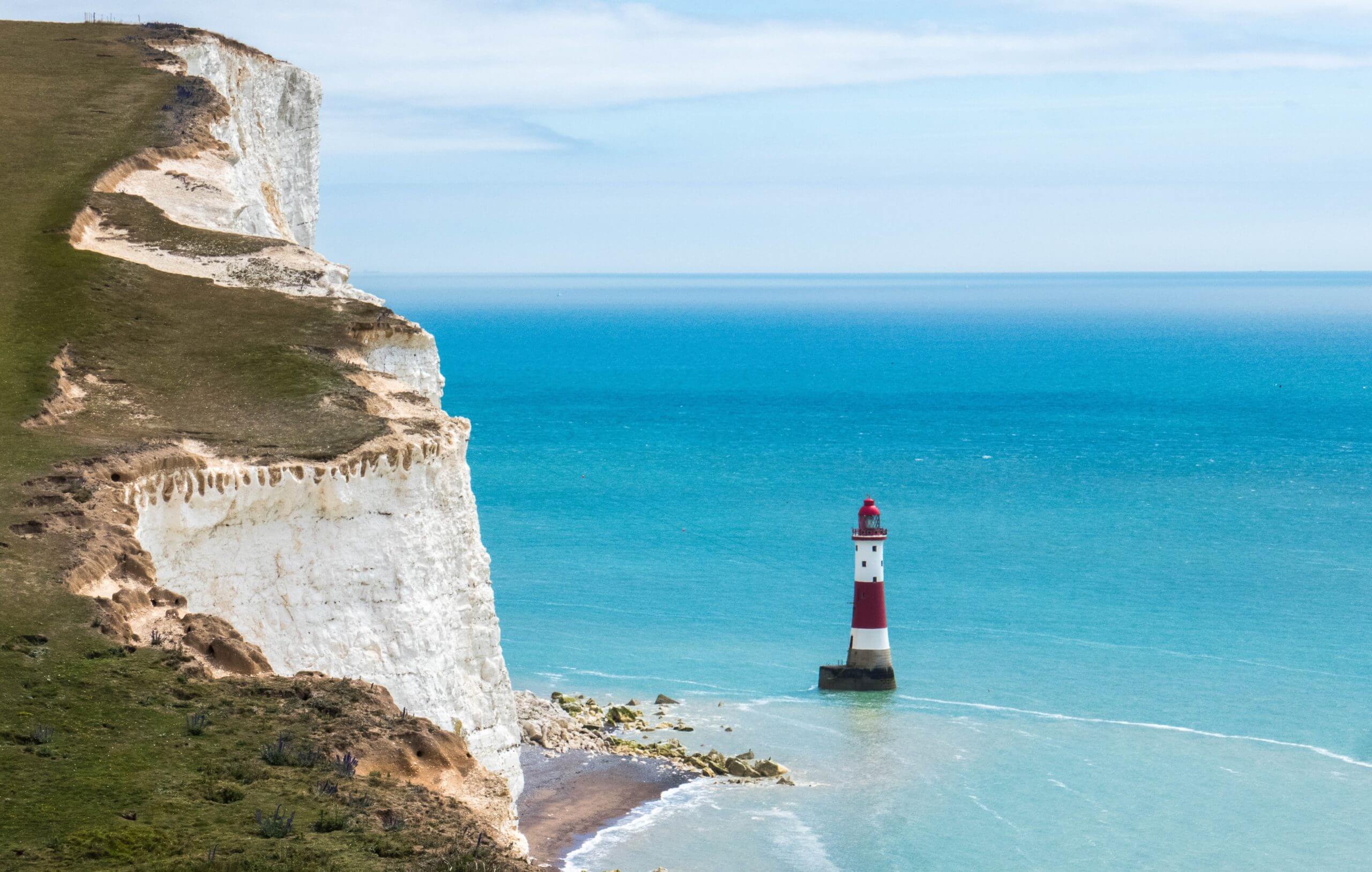 Beachy Head Lighthouse Seven Sisters Angleterre