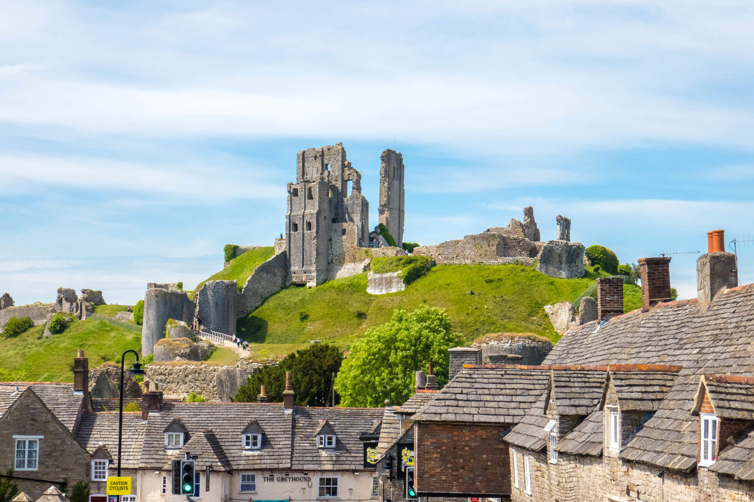 Corfe Castle Sud Angleterre