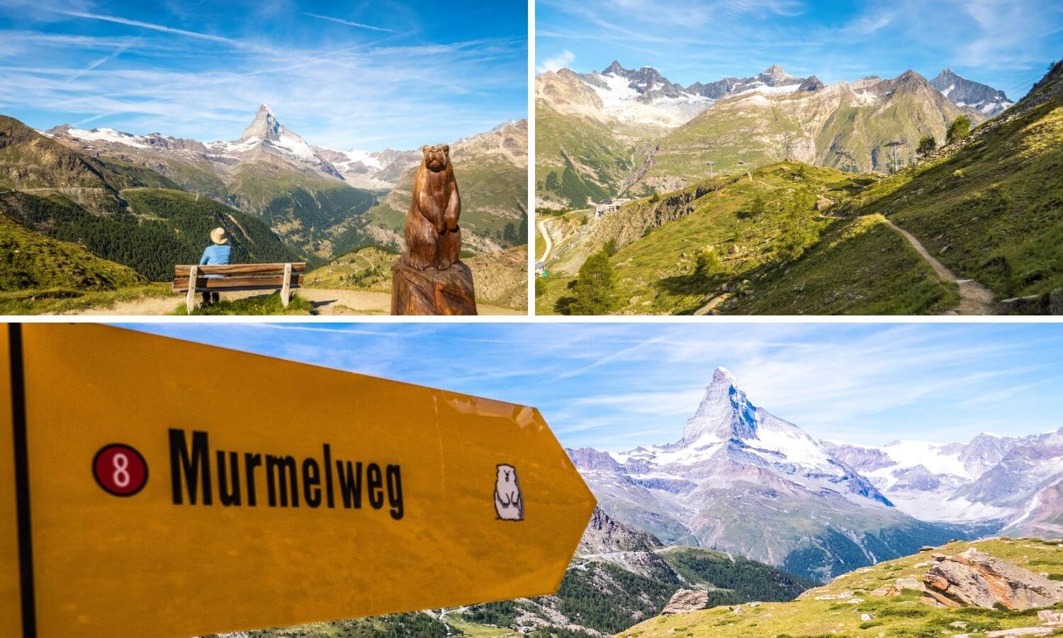 Randonnée sentier des marmottes Zermatt
