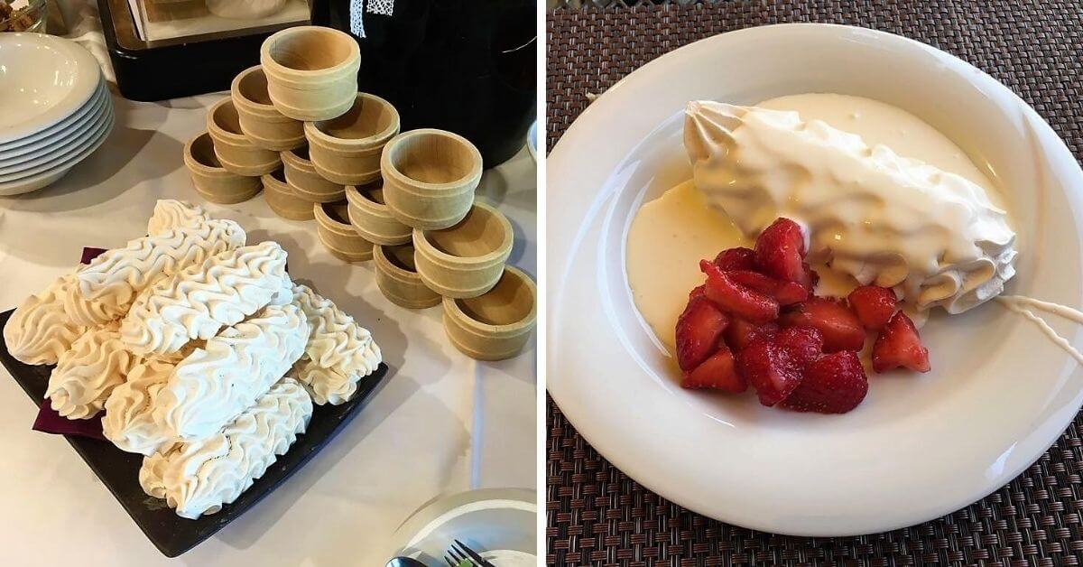 Buffet de dessert à l'Hôtel Cailler