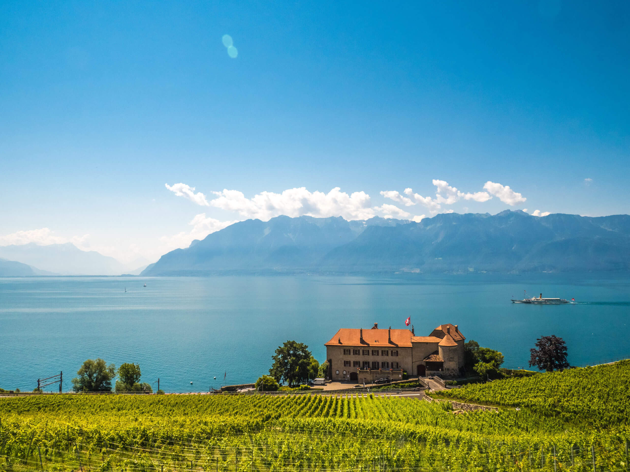 Panorama du Léman