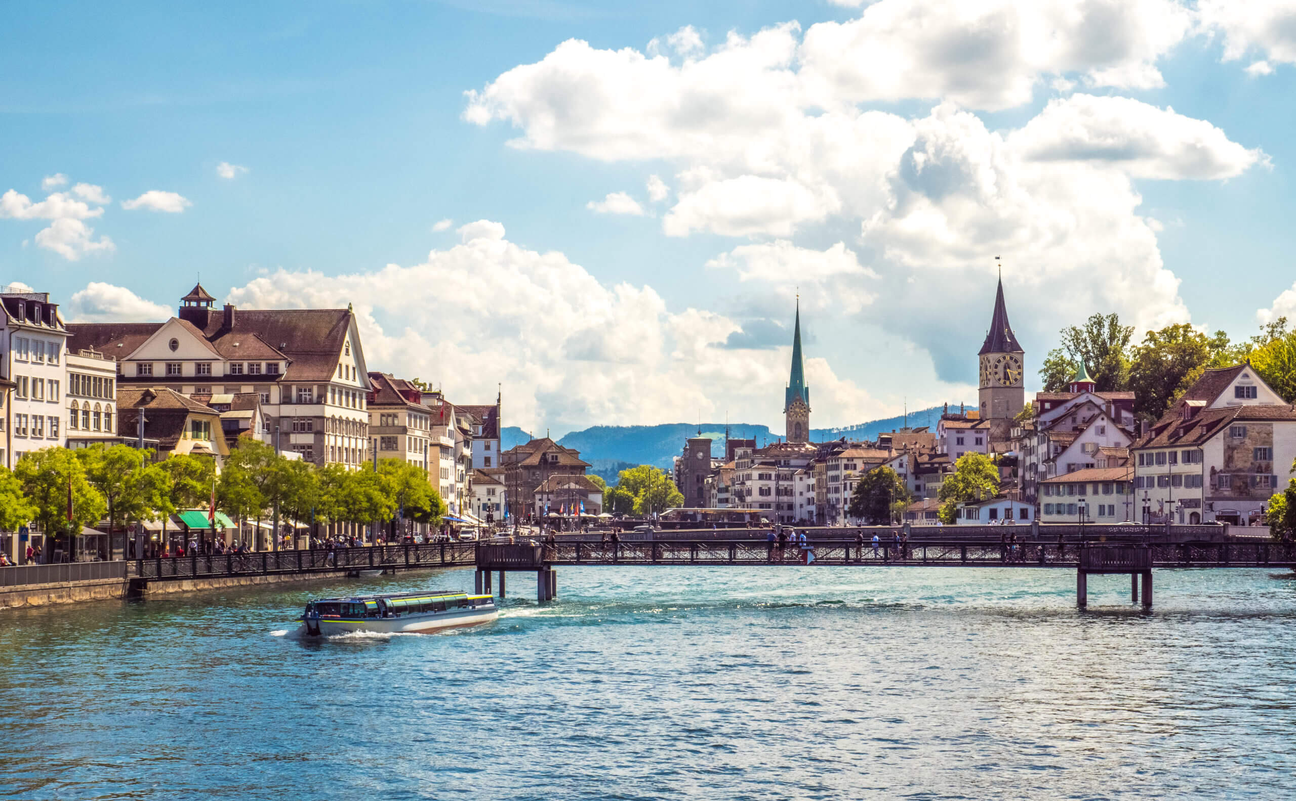 Balade au bord de la Limmat Zurich