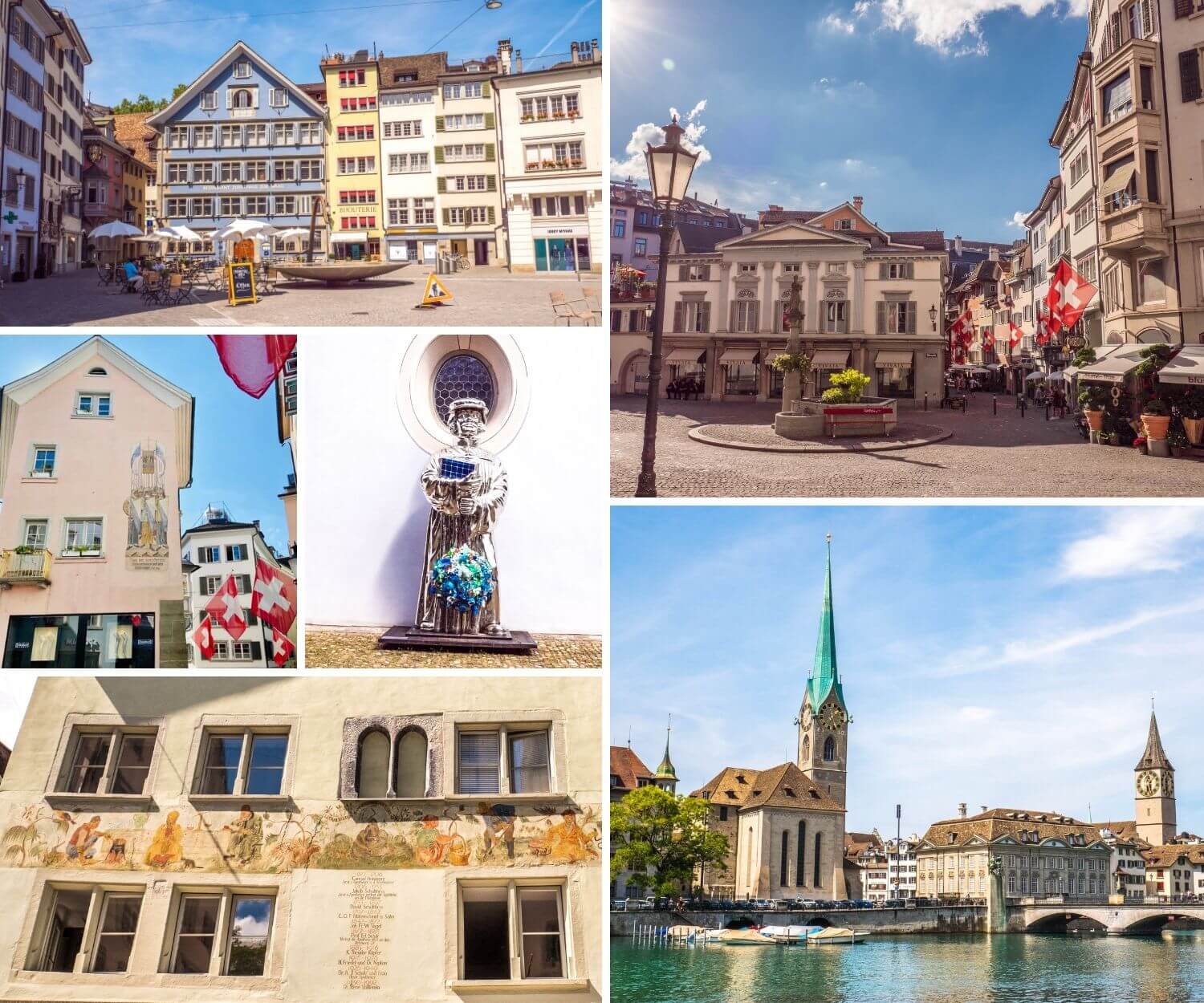 Visiter Rive gauche Vieille ville de Zurich