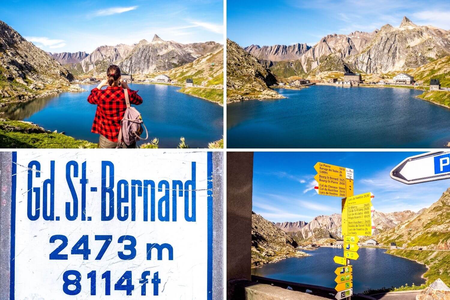 Paysage du Col du Grand-Saint-Bernard avec le lac