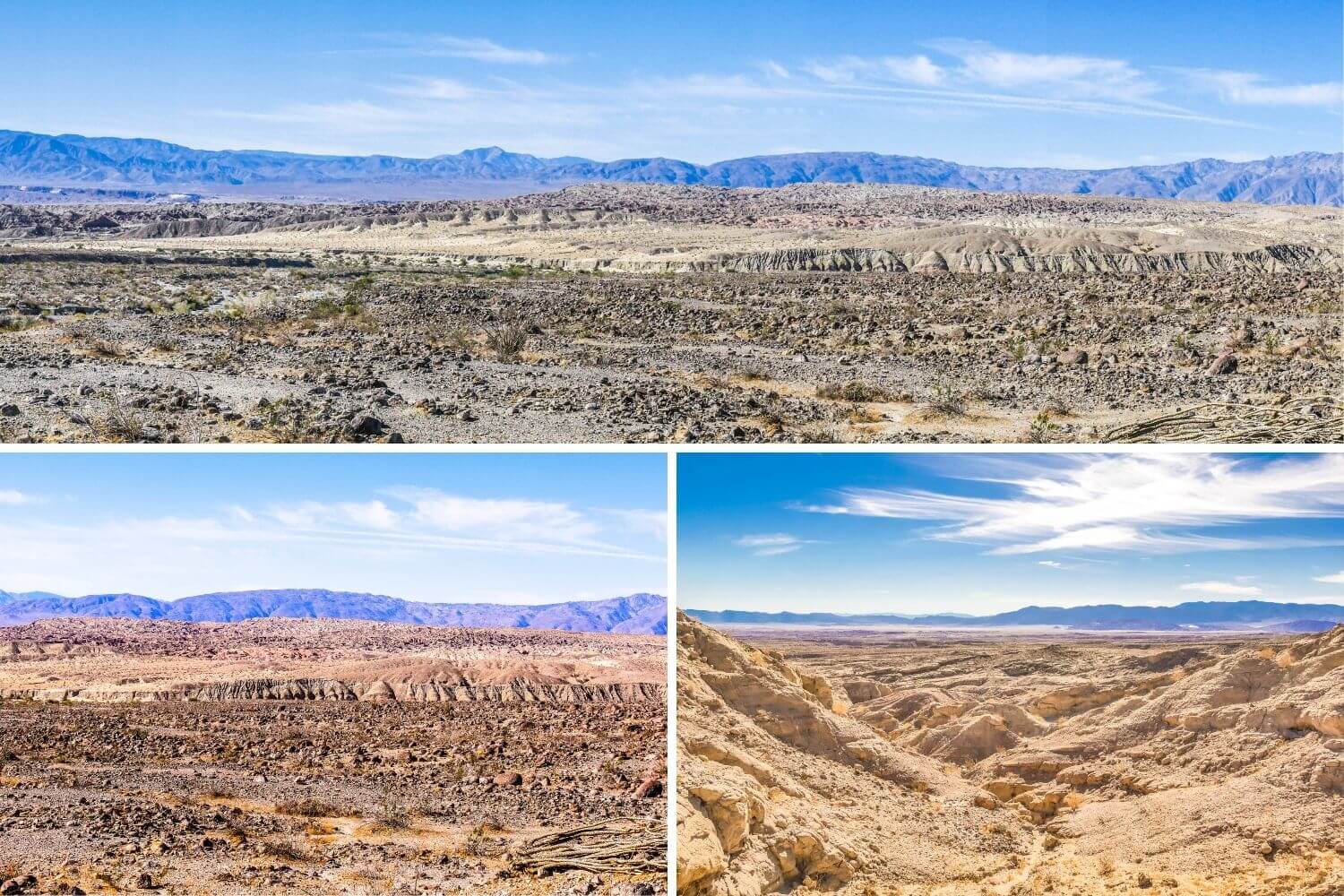 Badlands de l'Anza Borrego Desert State Park