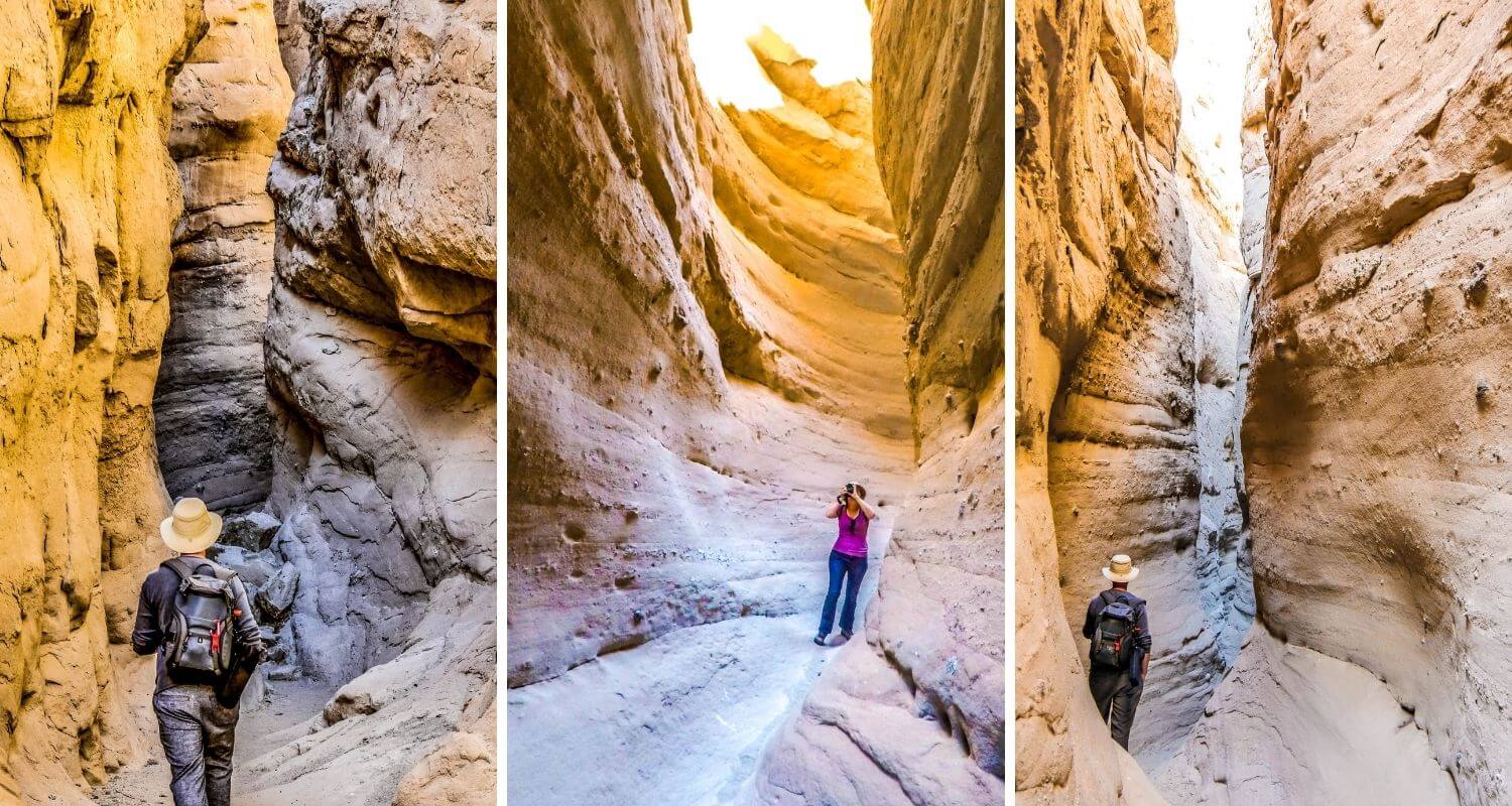 South Fork Palm Wash Slot Canyon randonnée Anza Borrego State Park